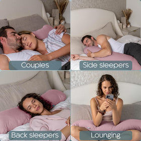 SleepCloud side-sleeper ergonomic design for targeted comfort