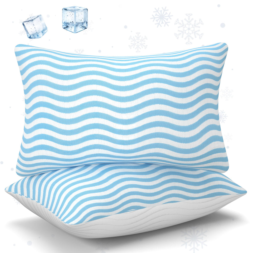 Sleepdiary queen pillow set shows adjustable loft for personalized comfort.