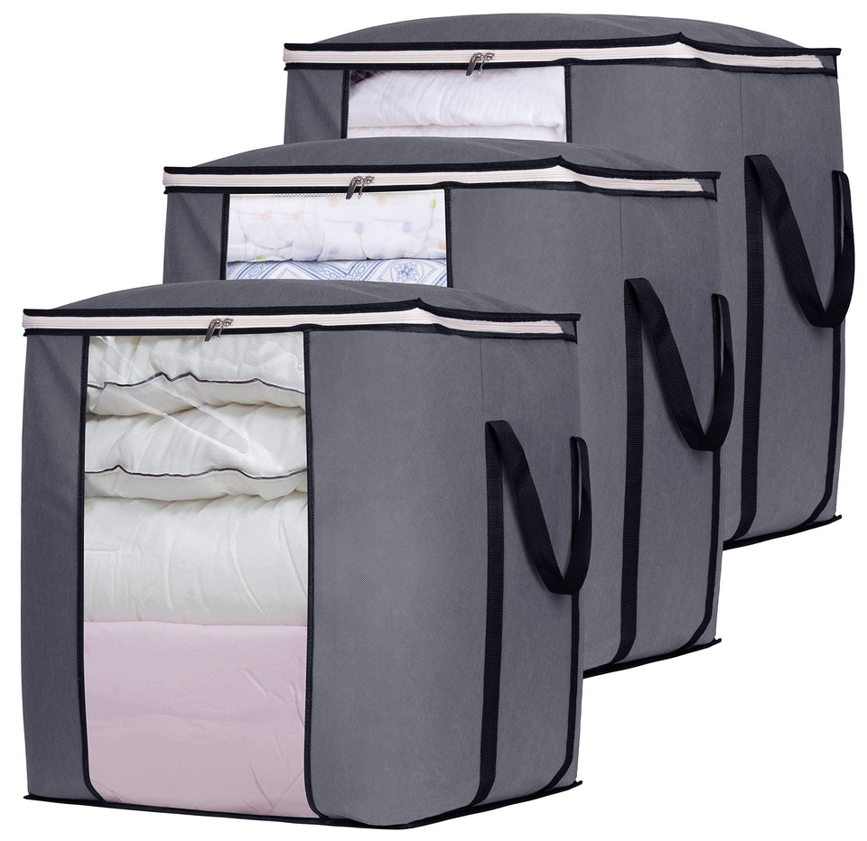 Sleeping Lamb 120L oversized storage bag for king bedding.