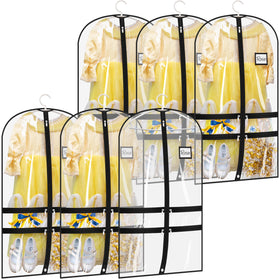 Sleeping Lamb clear 40-inch dance garment bag for quick costume checks