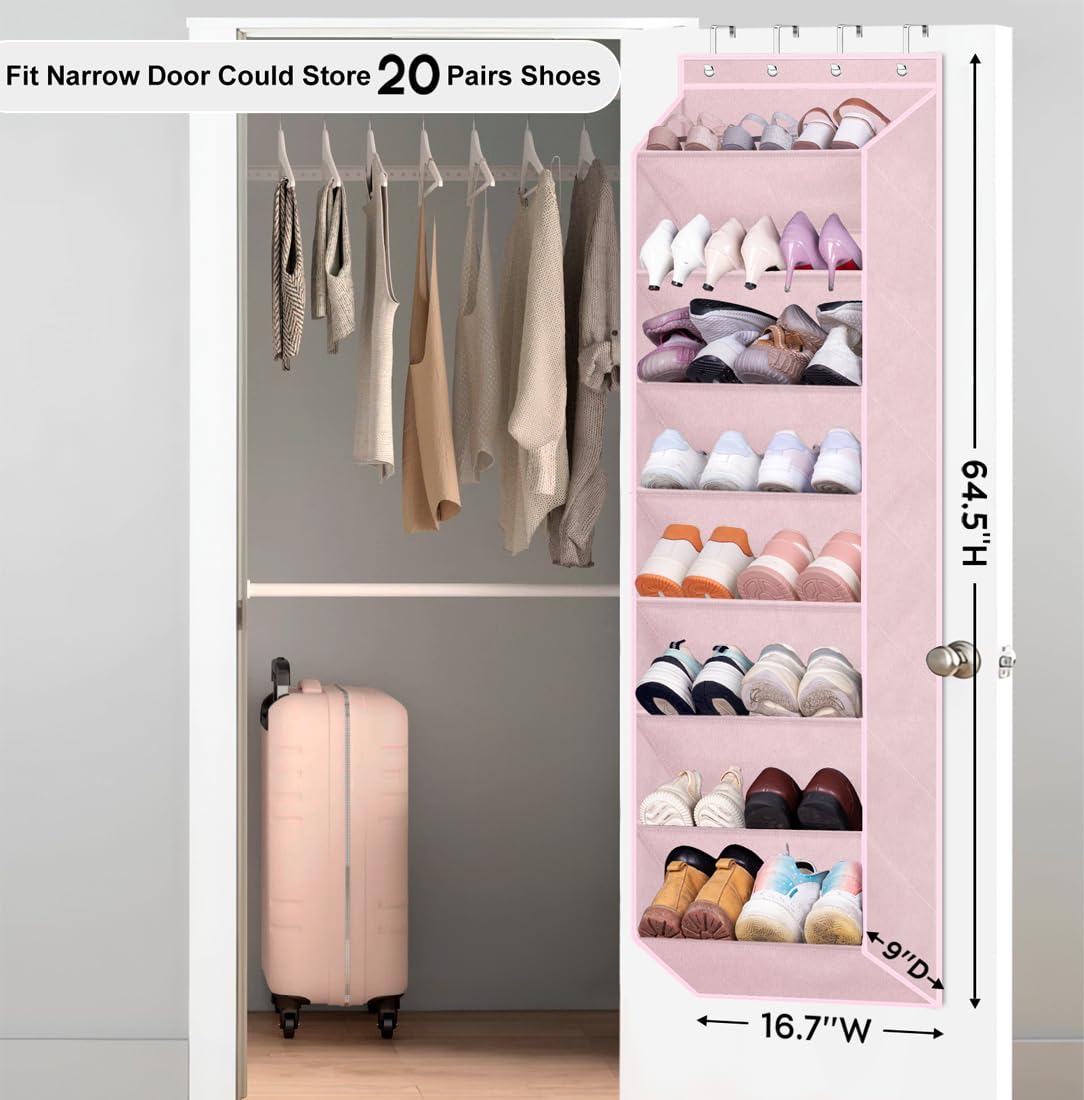 SLEEPING LAMB top-hook design demonstrates sturdy, tool-free door installation.