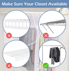 Sleeping Lamb garment protector with clear window lets you see contents easily.