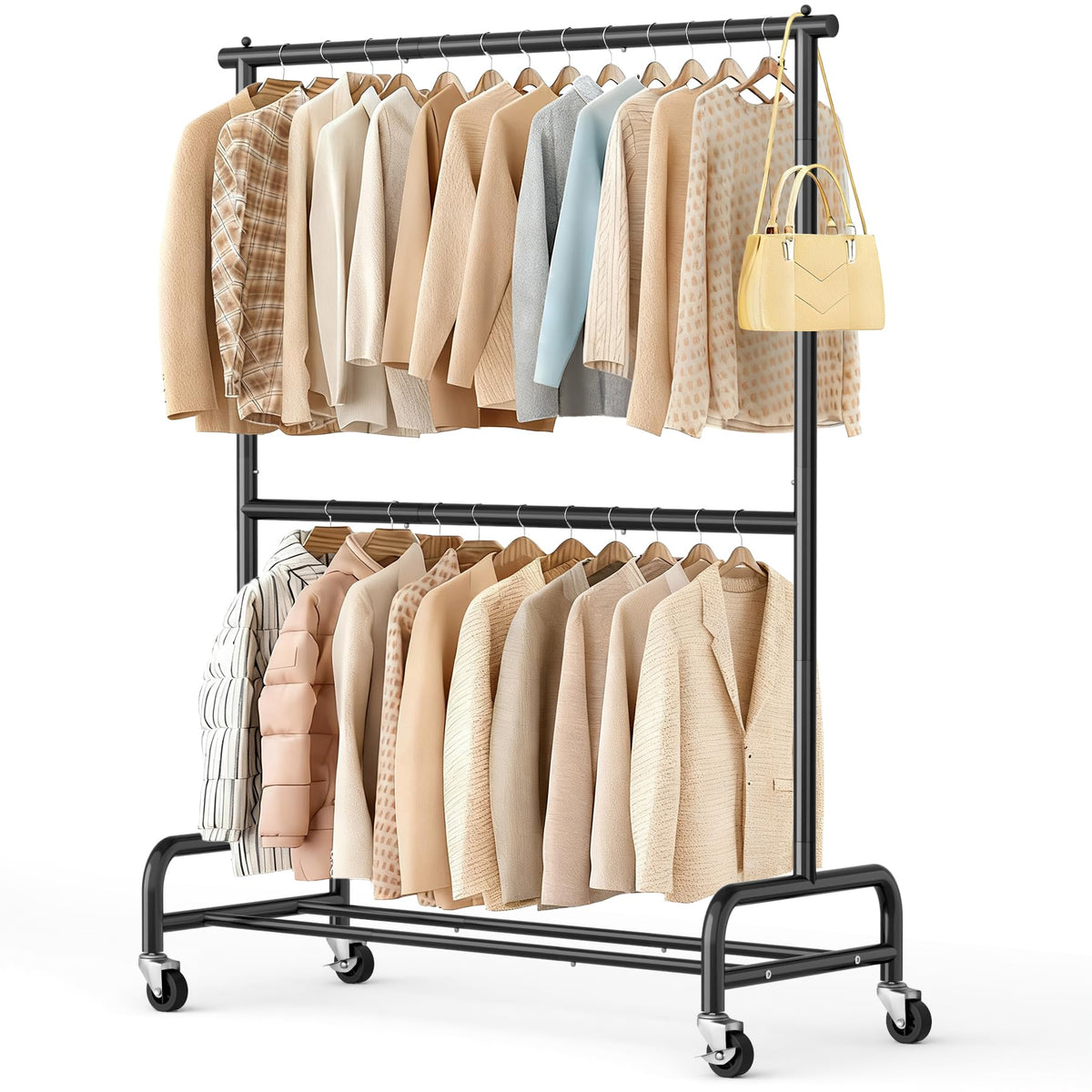 SLEEPING LAMB heavy-duty rack front view showing sturdy frame and finish.