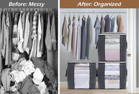 Sleeping Lamb multi-use storage bag for closet and attic.