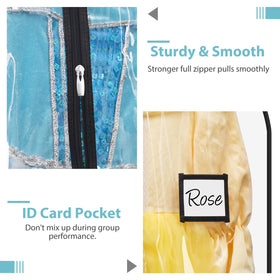 Sleeping Lamb garment bag features a name tag pocket to prevent mix-ups