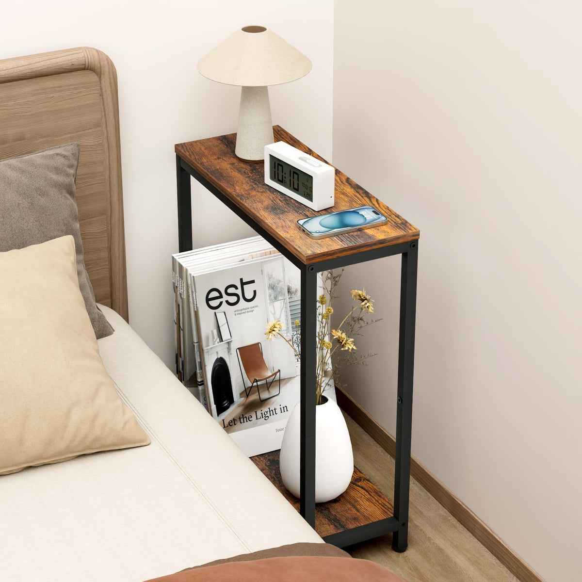 Sleeping Lamb versatile nightstand alternative for bedrooms and dorms.