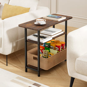 Sleeping Lamb side table room setup demonstrates versatile placement beside sofa or bed.