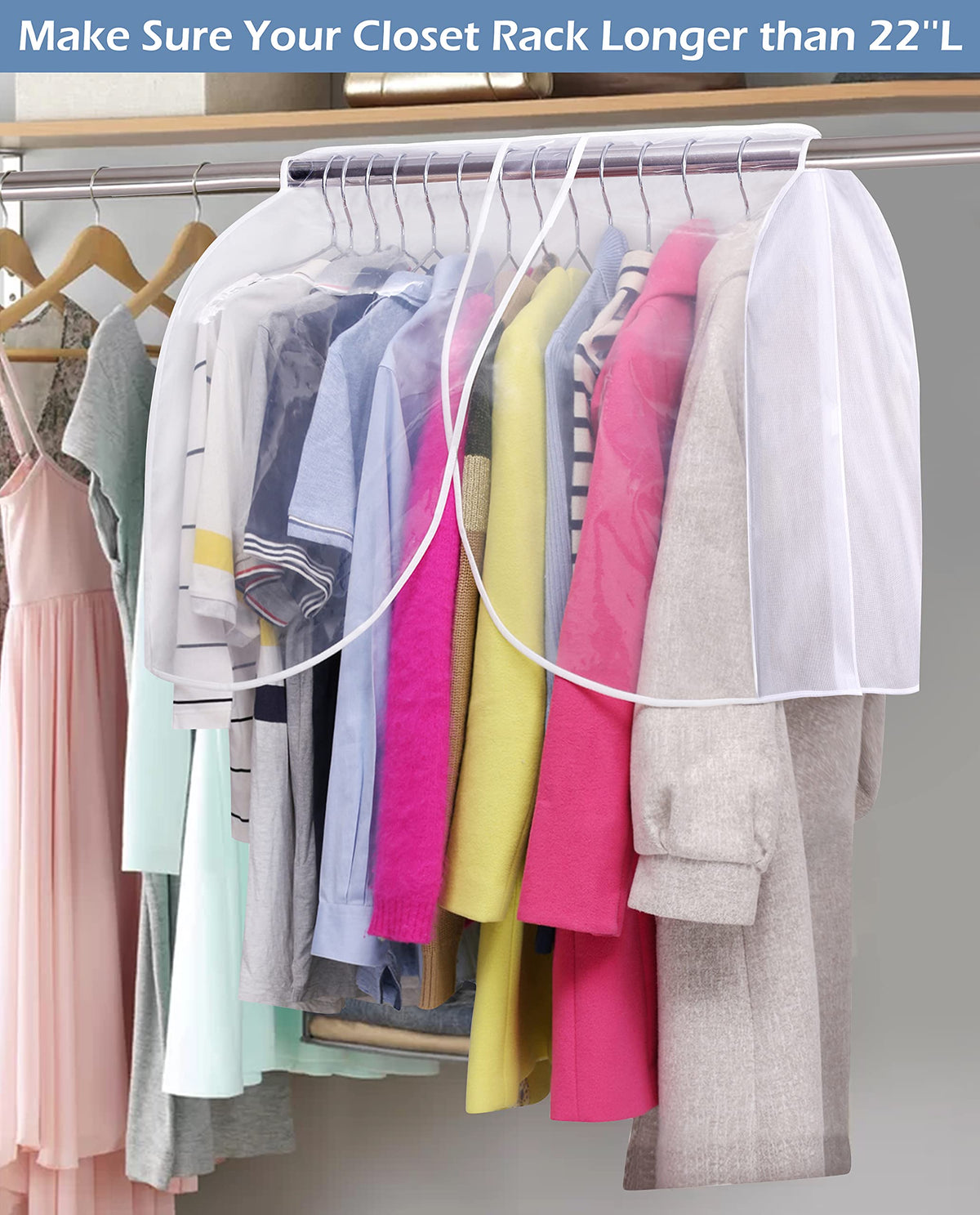 Sleeping Lamb size-22l-20w-17-9h closet protector suitable for various spaces.