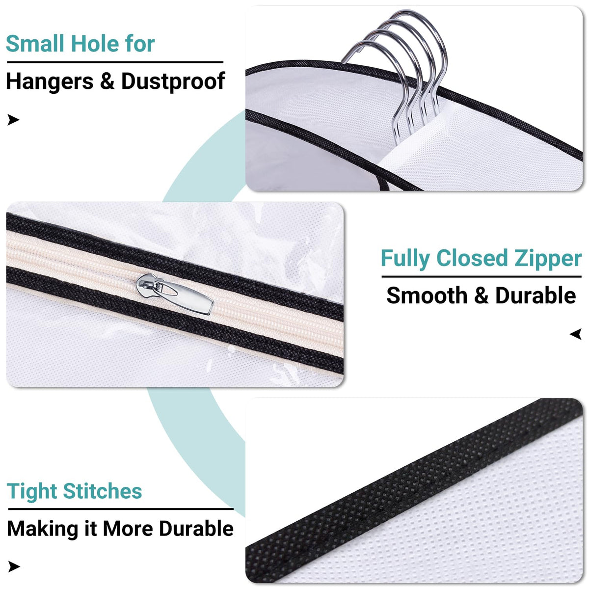 Sleeping Lamb space-saving closet solution helps keep outfits neatly arranged.