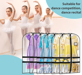 Sleeping Lamb transparent garment bag aids fast outfit location for performances