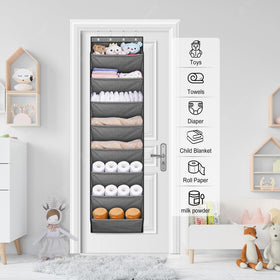 Sleeping Lamb versatile organizer suits bathroom, pantry, or entryways.