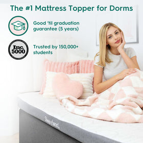 Copper-infused memory foam layer in Sleepyhead topper supports joints