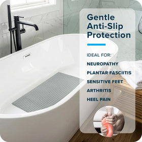 SlipX Solutions PillowTop Bath Mat easy cleaning and quick drying