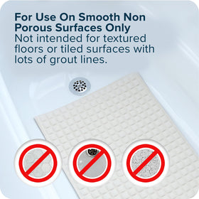 Elderly-friendly setup with comfortable PillowTop Bath Mat