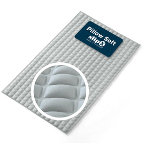 SlipX Solutions PillowTop Bath Mat shows plush cushioning for comfortable footing
