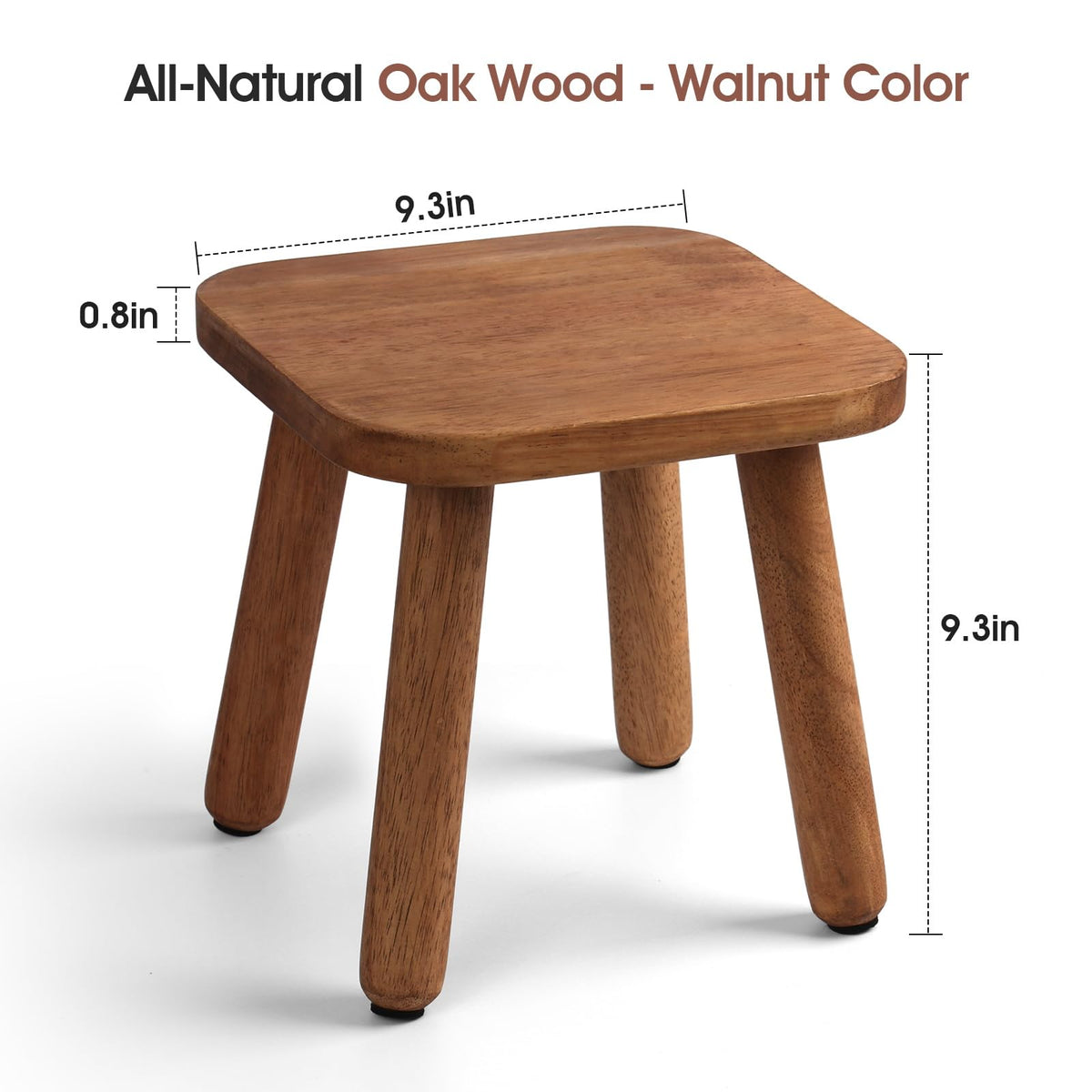 Slirike stool with rounded corners for safe everyday use