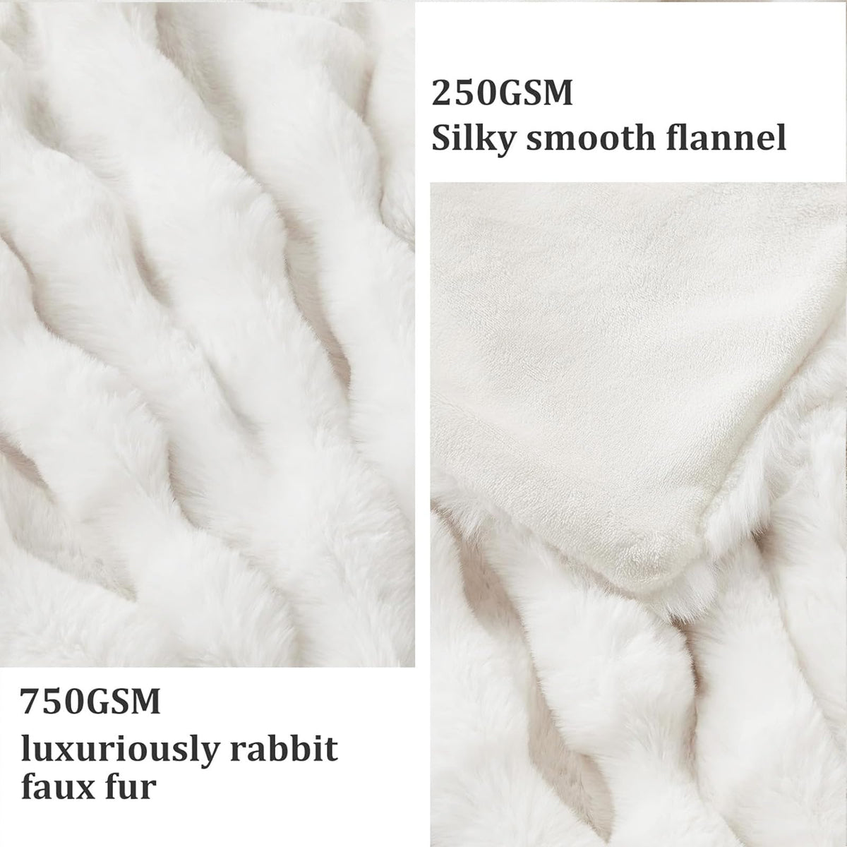 SLIVERY&CHAVALIER blanket is machine washable for easy care