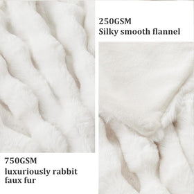 SLIVERY&CHAVALIER blanket is machine washable for easy care