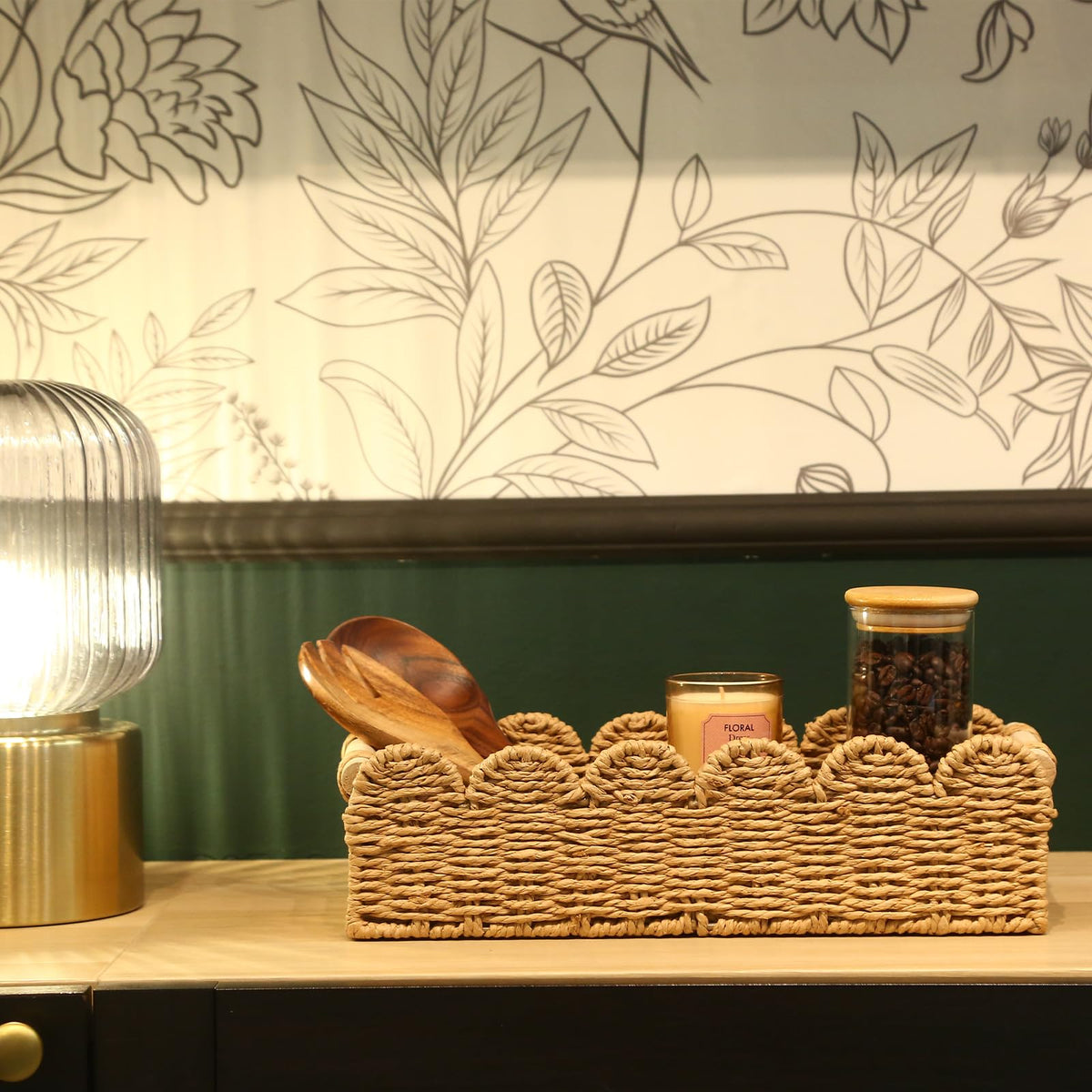 SlopHaul durable paper rope texture brings natural charm to bathrooms and living areas.