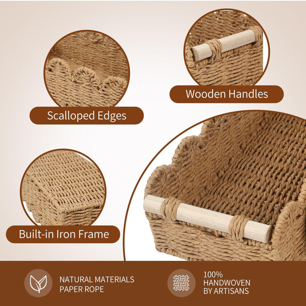 SlopHaul versatile baskets enhance decor while keeping spaces tidy.