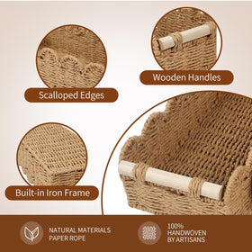 SlopHaul versatile baskets enhance decor while keeping spaces tidy.