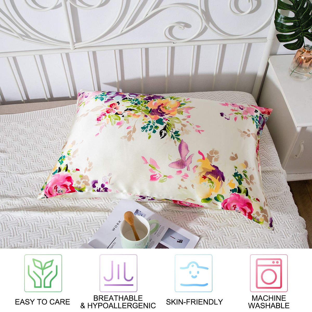 Queen 20x30 silk pillowcase from SLPBABY for comfortable large beds