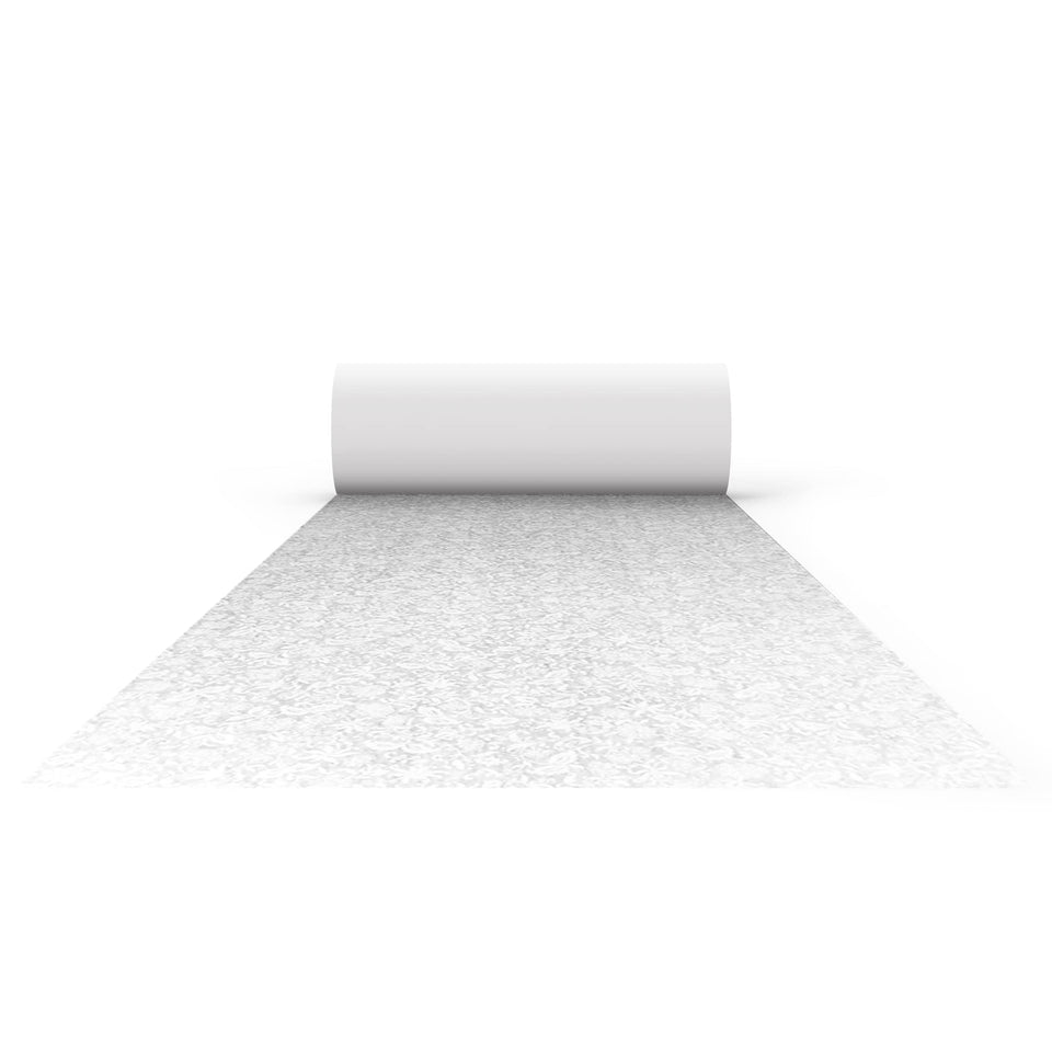 SLS SUPPLY FLORA aisle runner unpacked for quick, elegant setup.