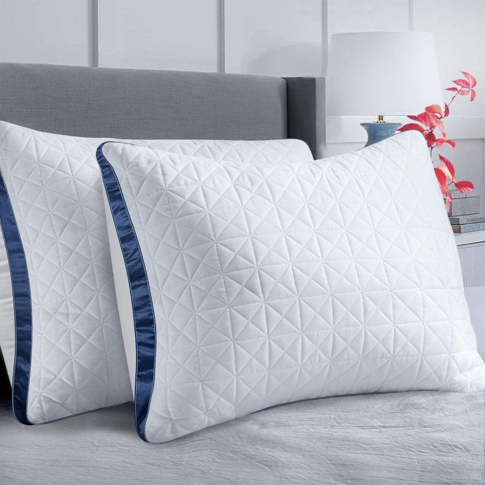 Slybear king-size pillows 2-pack in vacuum-sealed packaging offering hotel-grade comfort at home
