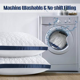 Slybear pillow machine-washable design with low tumble dry for easy care.