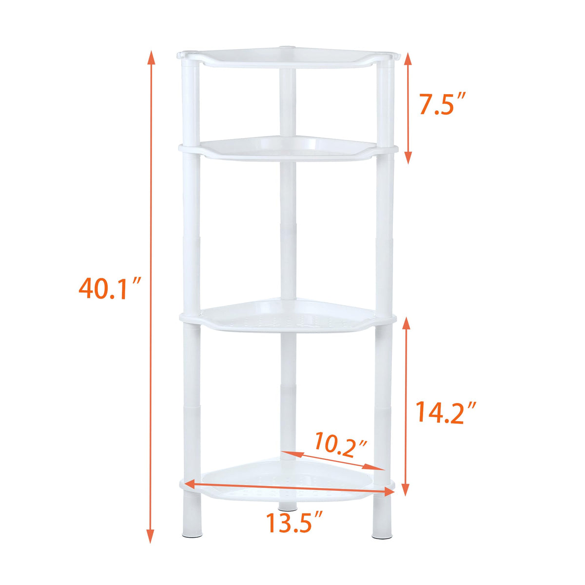 SLZBCY drainage holes on shelves promote fast drying after use