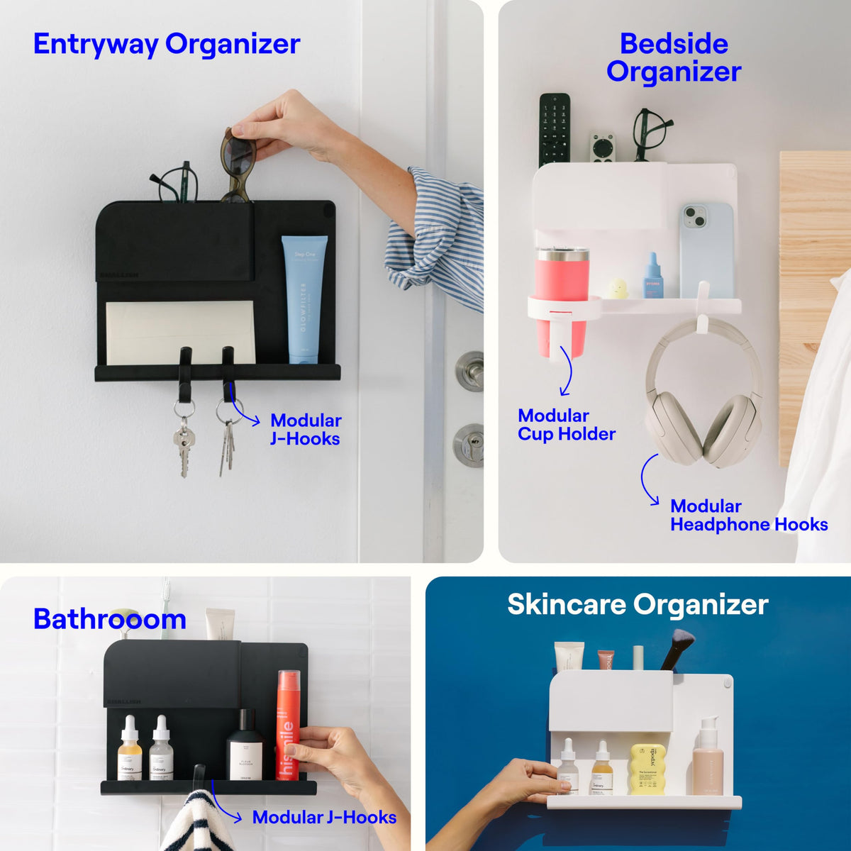 Smallish WallShelfie built in level ensures perfect alignment during mounting