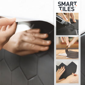 Smart Tiles wall tile adhesive panel for easy wall updates.