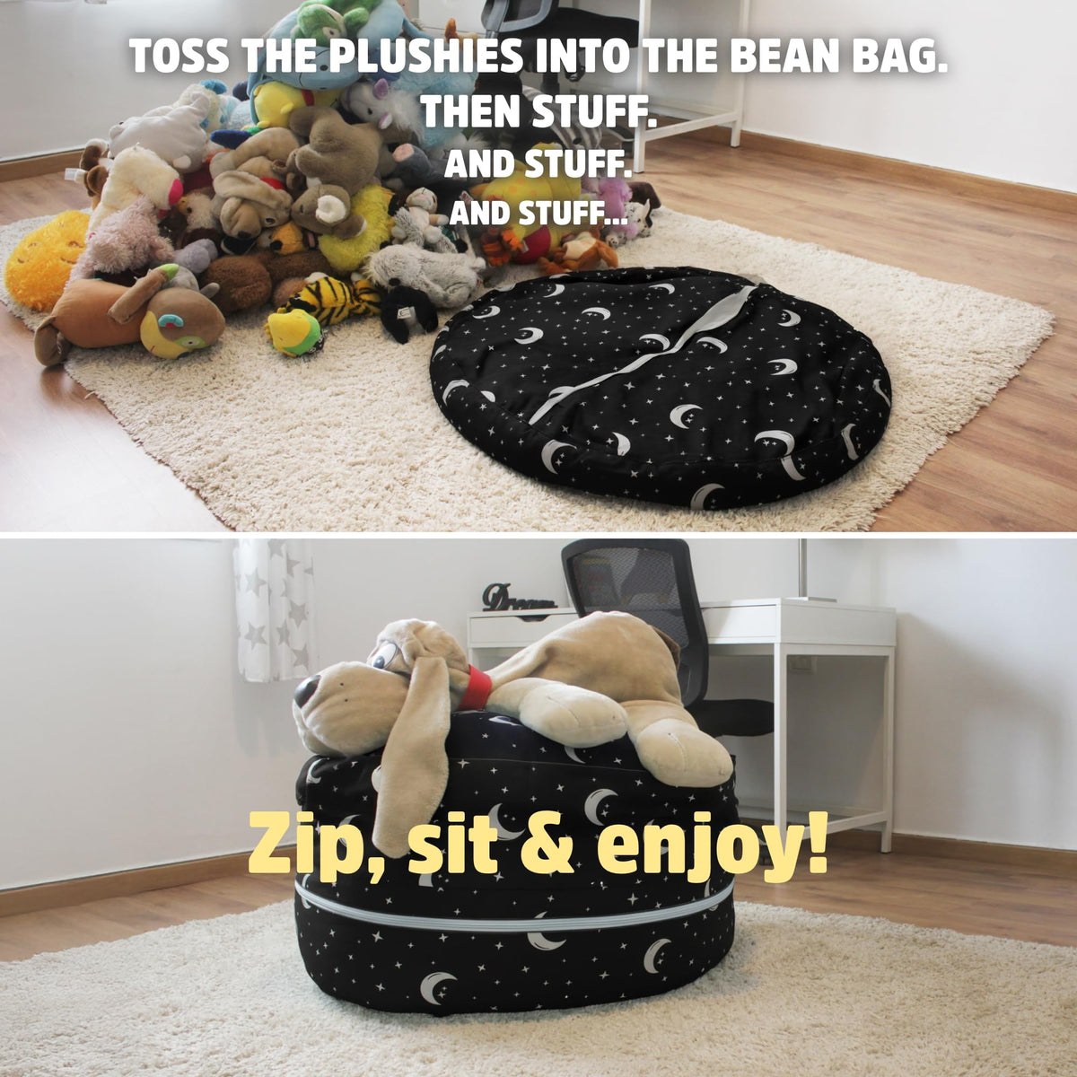 SMART WALLABY unique pattern options help match any bedroom décor.