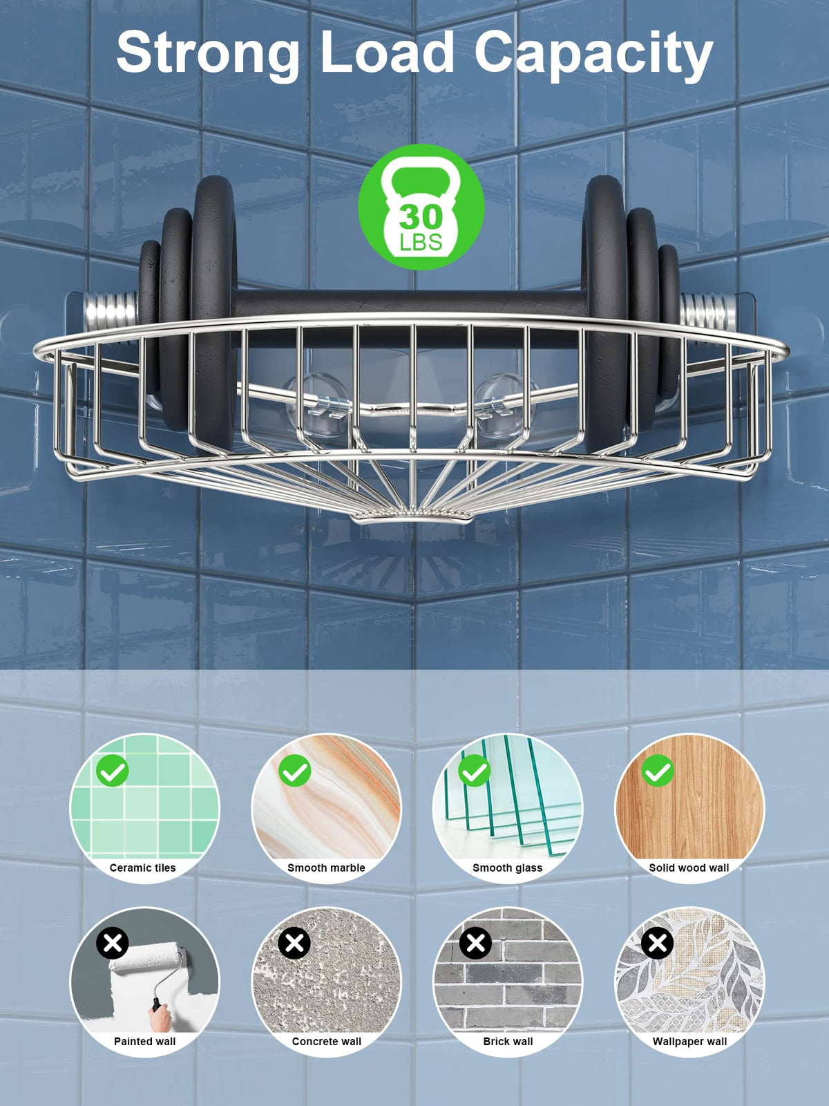 SMARTAKE adhesive installation guide demonstrates no-drill setup process.