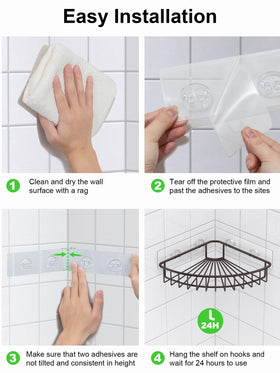 SMARTAKE dorm and kitchen corner organizer fits tight spaces