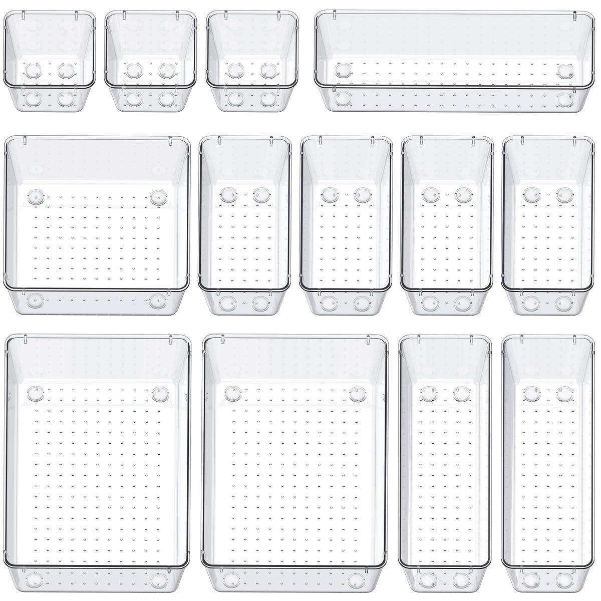 SMARTAKE kitchen utensil trays separate tools for efficient meal prep