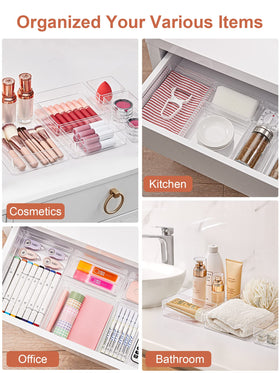 SMARTAKE kitchen utensil trays organize cutlery for quick selection and easy cleanup.