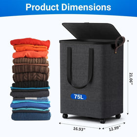 SmartKempt collapsible design folds flat for compact storage.