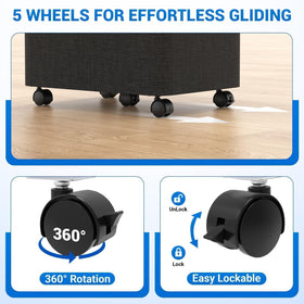 SmartKempt laundry basket with privacy lid to hide clothes and reduce odors.