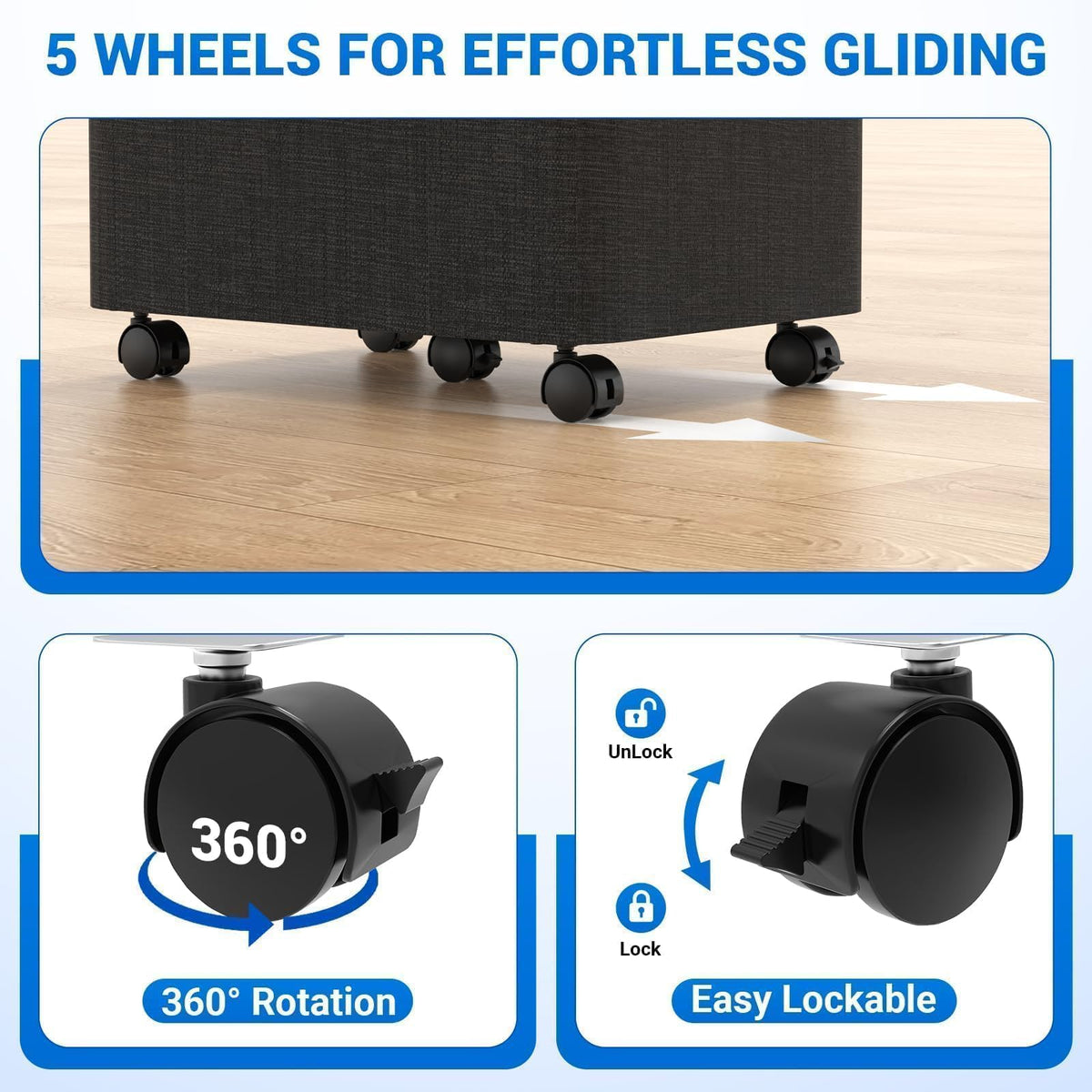 SmartKempt lid provides privacy by concealing clothes and odors.