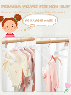 Smartor baby hanger with rose-gold 360° hook for easy access.