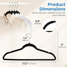 Smartor curved shoulders preserve garment shapes and prevent shoulder bumps.