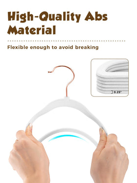 Smartor grooved shoulders prevent slipping of garments.