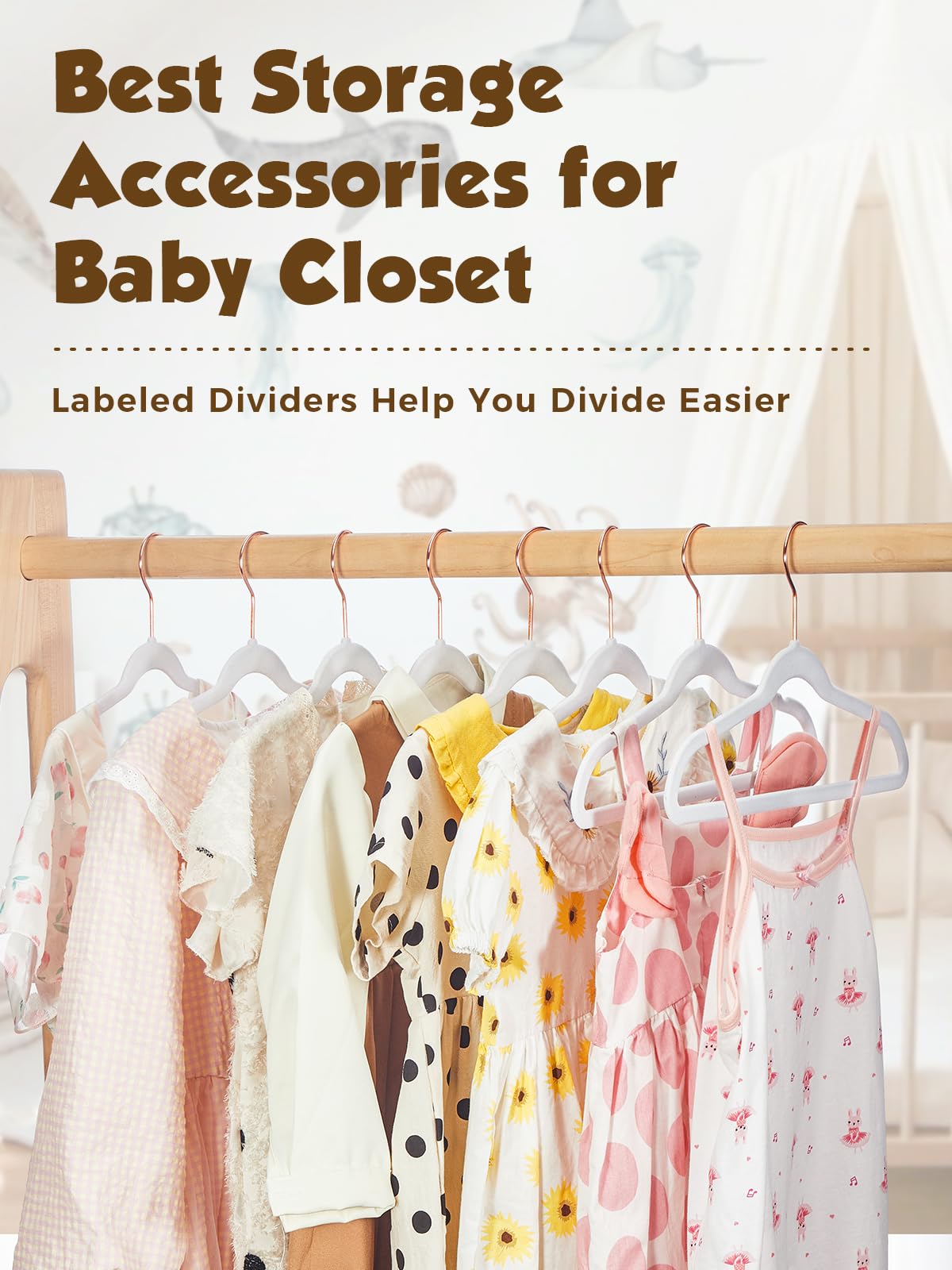 Smartor hangers hold up to 10 lbs of clothing for kids.