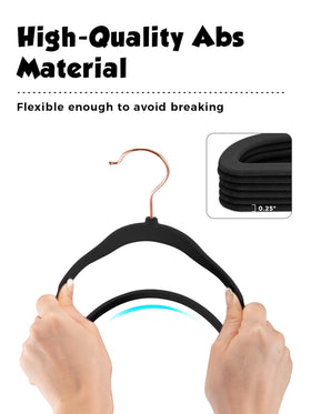 Smartor Kids Velvet Hangers strong material for durable wardrobe support