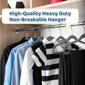 Smartor kids hangers fit ages 7 to 15 for growing wardrobes.