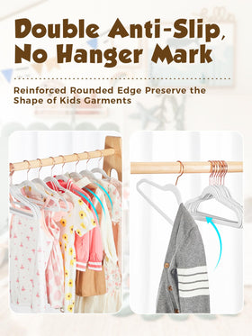Smartor space-saving design maximizes closet space for kids' clothes.