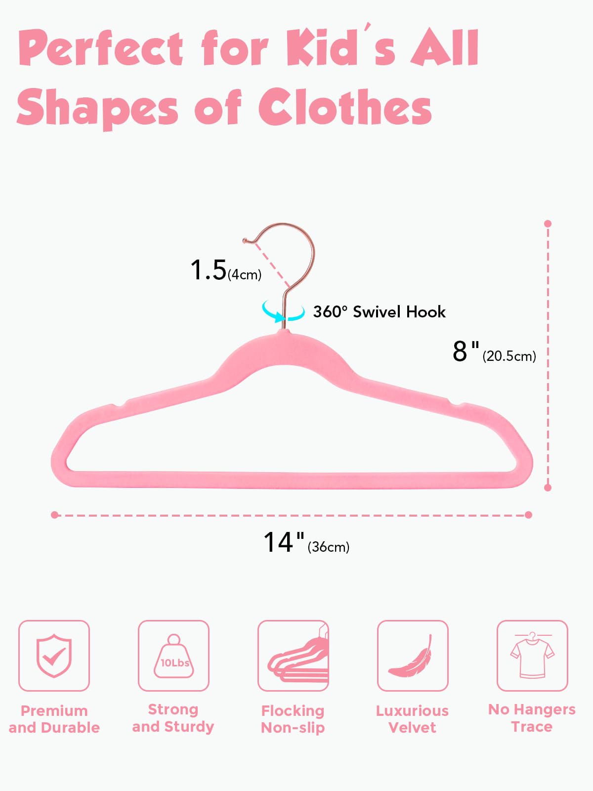 Smartor space saving design helps maximize closet capacity for families.