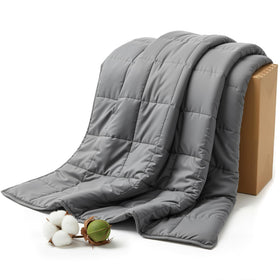 Smart Queen weighted blanket front view, inviting calm and restful sleep.