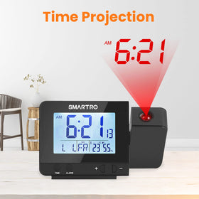 SMARTRO backlit LCD display with adjustable brightness for day or night viewing